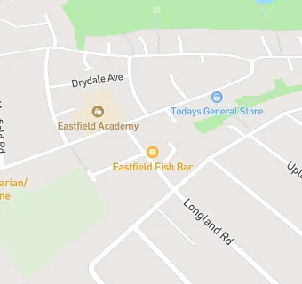 map for Eastfield Fish Bar