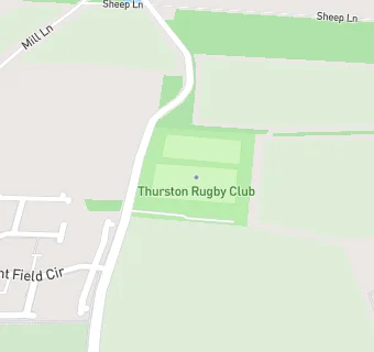 map for Thurston Rugby Club