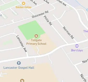 map for Caterlink at Tollgate Primary School