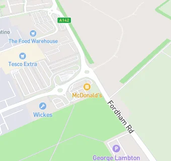 map for McDonald's