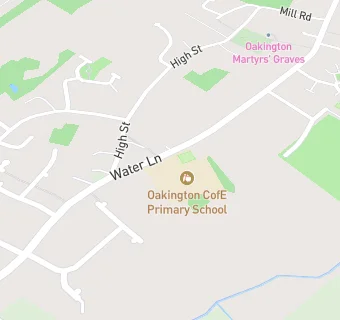 map for Oakington CofE VA Primary School