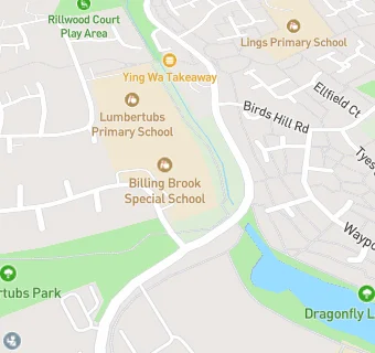 map for Billing Brook Special School