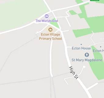 map for Ecton Village Primary Academy Breakfast Club