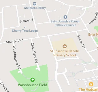 map for Educaterers Ltd at St Josephs RC Primary School