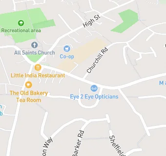 map for Earls Barton Surgery