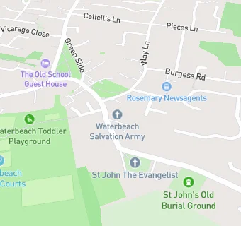 map for The Salvation Army