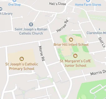 map for Educaterers Ltd at Briar Hill Infant School