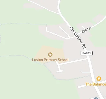 map for Luston Primary School