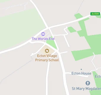 map for Ecton Village Primary School