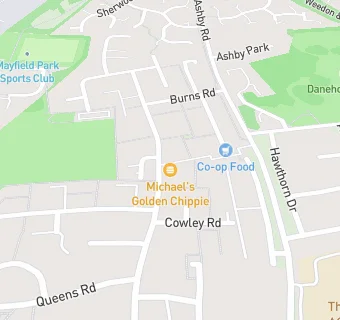 map for Michael's Golden Chippy & Restaurant