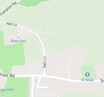 map for Risby Hall Nursing Home - Hall