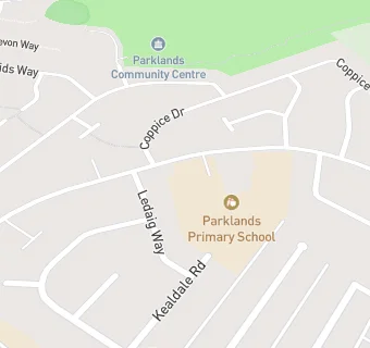 map for Parklands Primary School