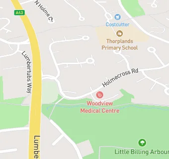 map for Woodview Medical Centre