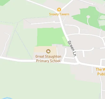 map for Great Staughton Primary School