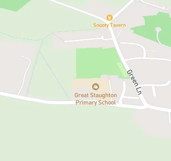 map for Great Staughton Pre-School