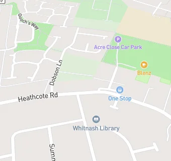 map for Heathcote Fish Bar