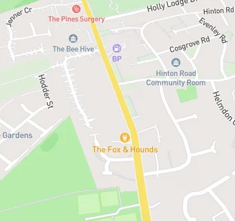 map for Fox And Hounds