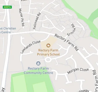 map for Rectory Farm Primary School