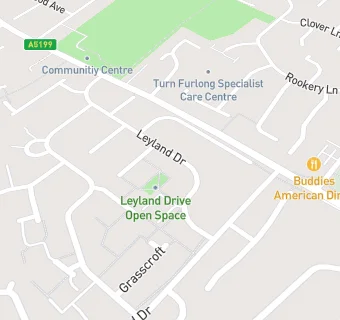 map for Leyland Fish & Chips