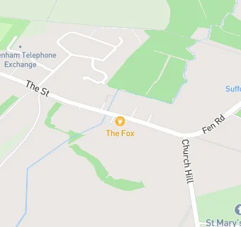 map for The Pakenham Fox