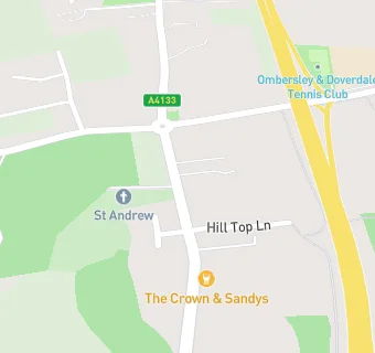 map for Ombersley Village Stores