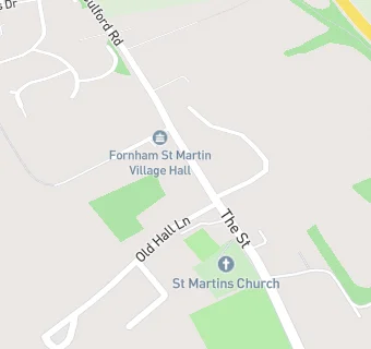 map for Fornham St Martin Village Hall