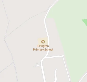 map for Brington Primary School