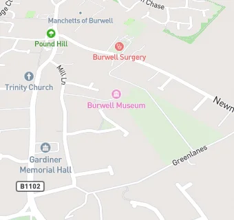 map for Burwell Museum