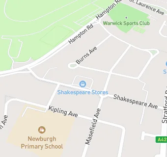 map for Shakespeare Fish Bar