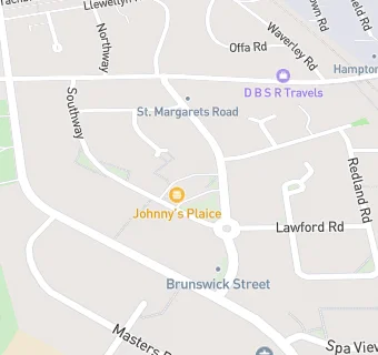 map for Johnny's Plaice