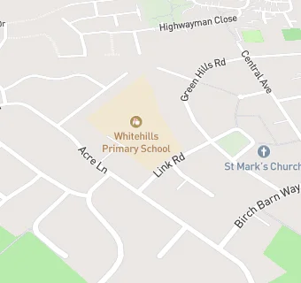 map for Whitehills Primary School