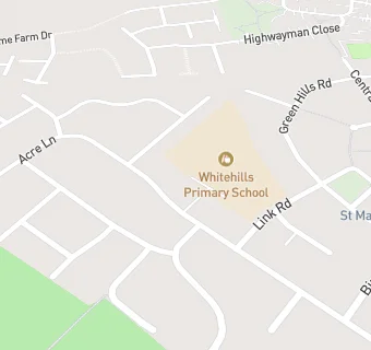 map for Whitehills Nursery School