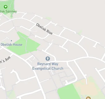 map for Reynard Way Evangelical Church Reynard Way