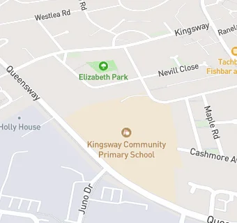 map for Kingsway Community Primary School