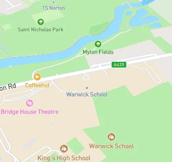 map for Warwick Independent Schools Foundation