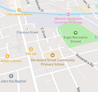 map for Shrubland Street Community School