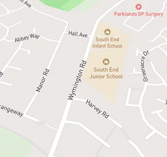 map for South End Junior School