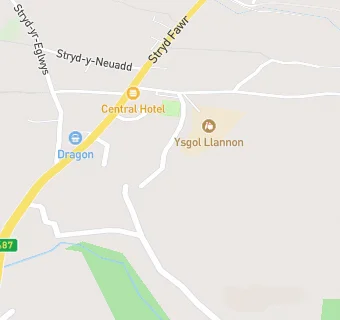 map for Ysgol Gynradd Gymunedol Llanon