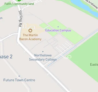 map for Northstowe Secondary College