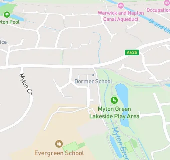 map for Round Oak School