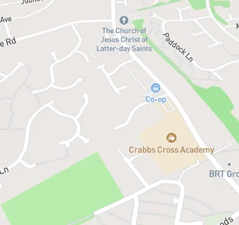 map for Crabbs Cross Medical Centre