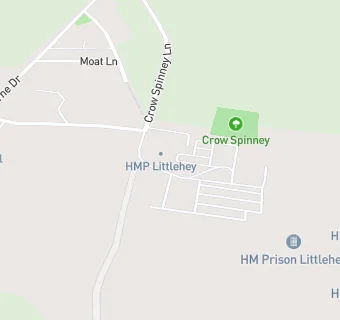 map for Littlehey Prison Woodlands Kitchen