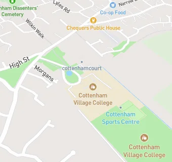 map for Cottenham Village College