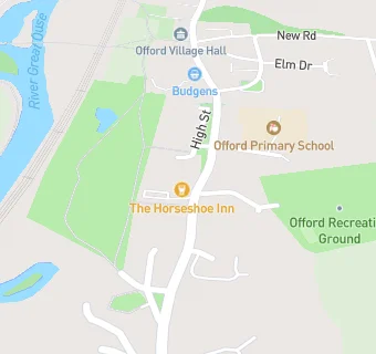 map for The Horseshoe Inn