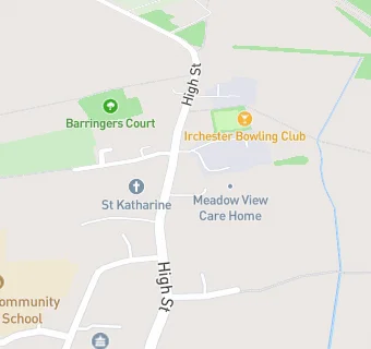 map for Irchester Bowling Club