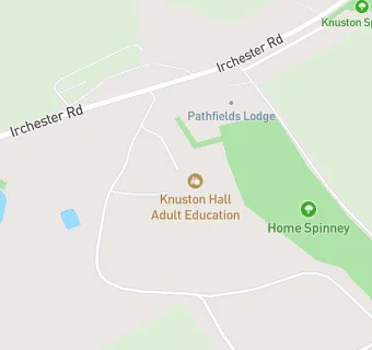 map for Knuston Hall