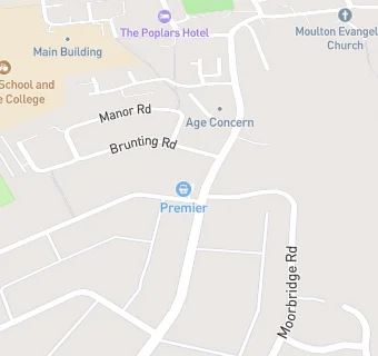 map for Premier, Moulton Village Store