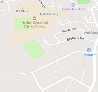 map for Moulton Football Club