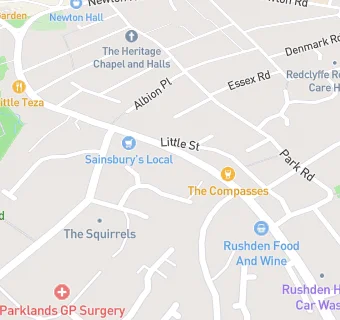 map for Sainsbury's