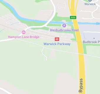 map for Starbucks at Budbrooke Services South